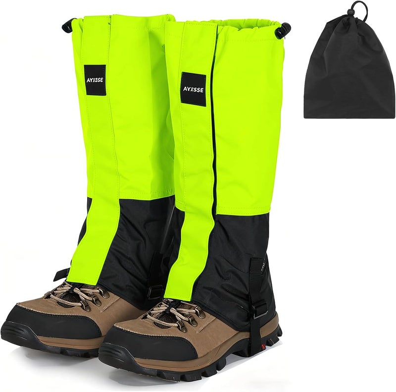 yuuzue Waterproof Adjustable Hiking Gaiters for Men and Women, Snow Boots-Gaiters for Hiking in Hunting Sand Mud Mountain Climbing Snowshoeing - Image 1